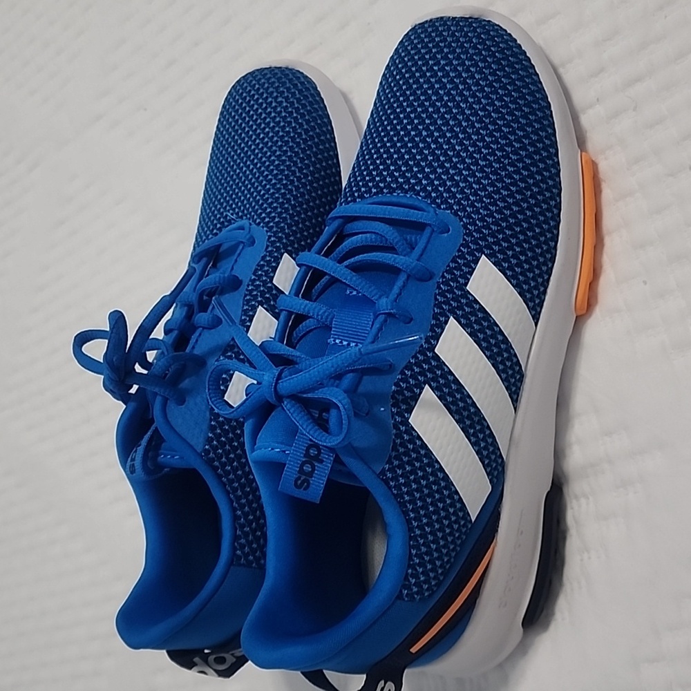 Adidas Racer Boys Blue Sneakers Size 5